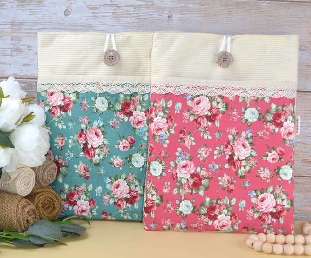 Romantic Vintage-Inspired Quilted Device Sleeve