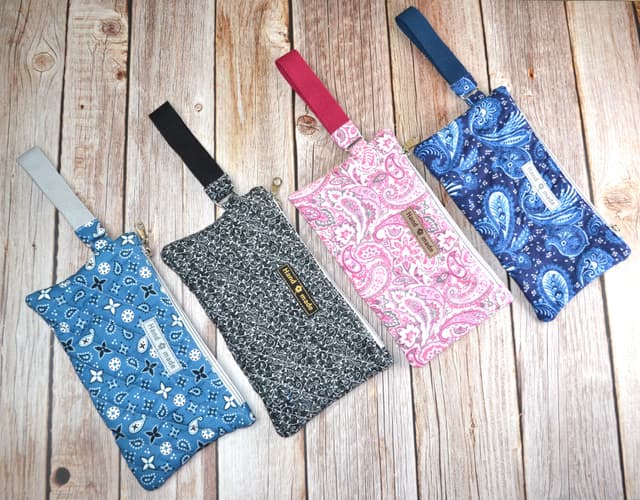 Everyday Essentials Quilted Wristlet  Pouch
