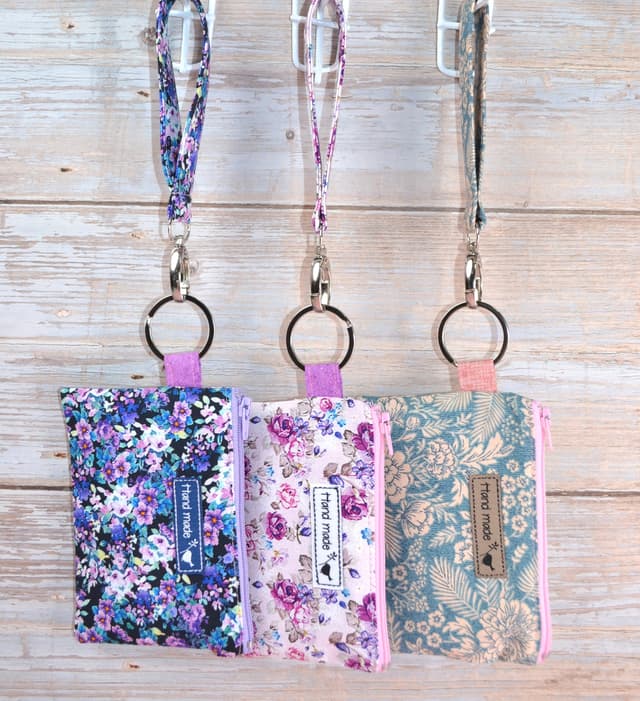 Everyday 5” Mini Wallet Pouch and Keychain Wristlet Sets
