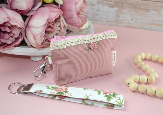 Corduroy Blush & Rose -  Clip & Carry Mini Set